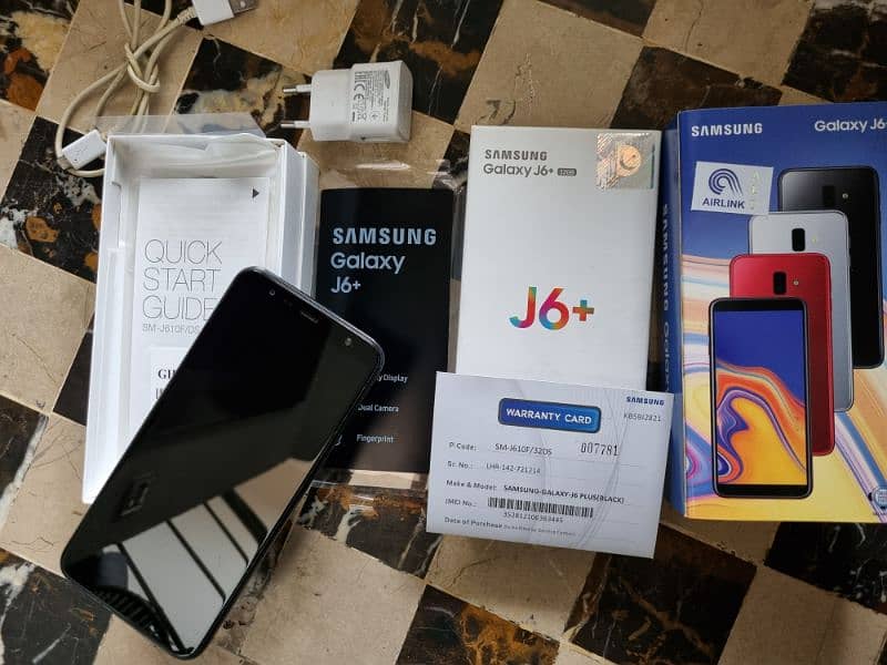 Samsung J6 + Plus 9.8/10 Used Full Box Accessories Perfect Working J6+ 2