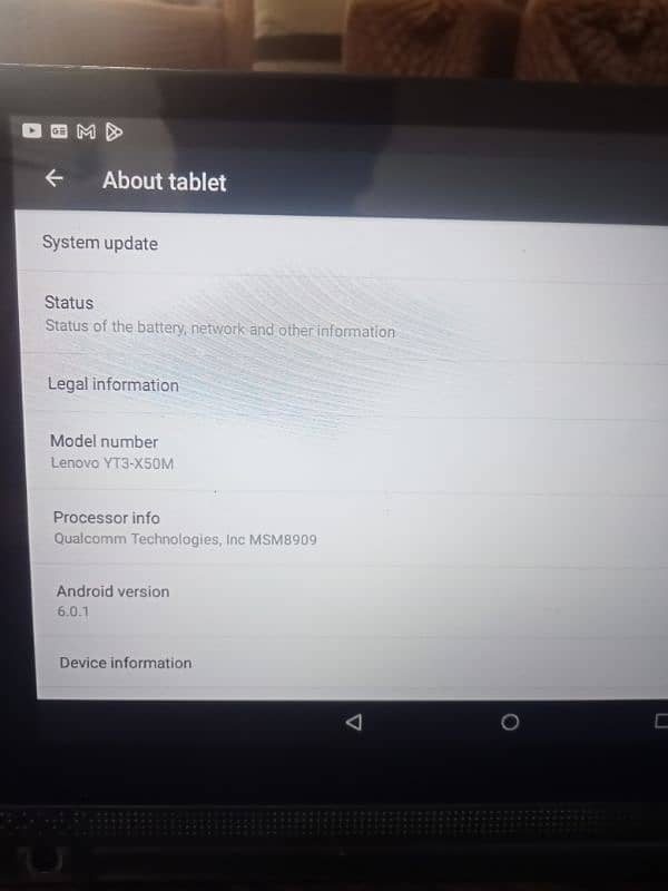 LENOVO YOGA TAB 3 5