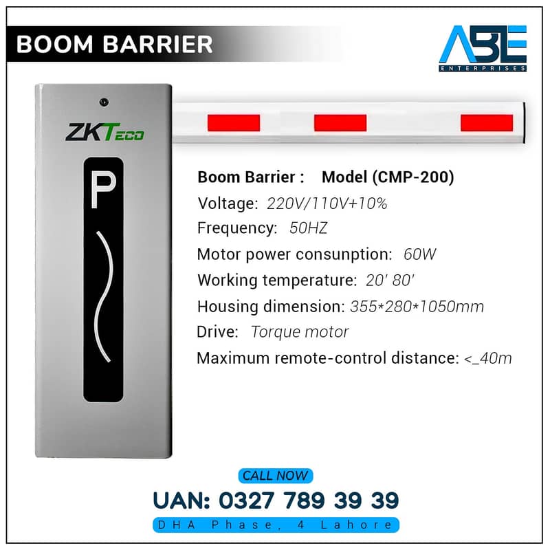 Smart Parking Boom Barrier Security Gate for Secure Entry & Exit 2