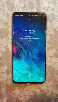 samsung galaxy S10 plus Officiql PTA with box 10/10 condition