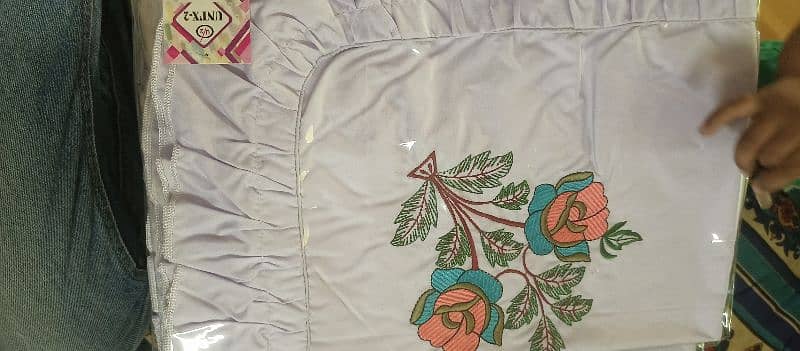 embroided KT phillow covers 10