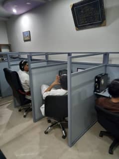 Call Center computer tables , work stations , cubicles