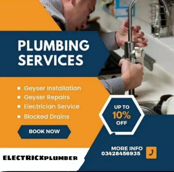 plumber and electric Work 03428456935 1