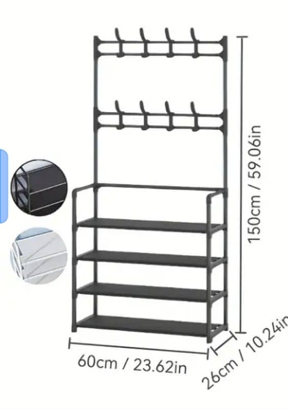 iron shoes rack 3