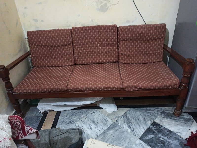 5 Seater Sofa Set High Quality Wood 0