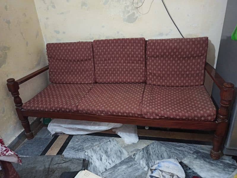 5 Seater Sofa Set High Quality Wood 1