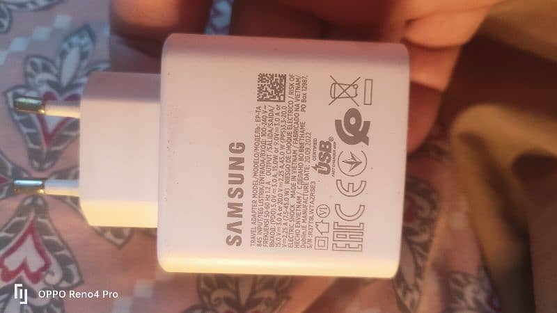 Samsung charger 45 watt super fast charging 2.0 0