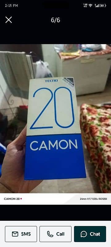 camon 20.16 GB ram 256 GB ROM10 by 10 condion full box assesre 3