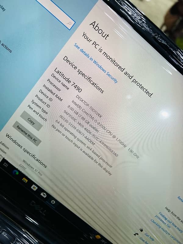 Dell 7490 8th gen for sale 6