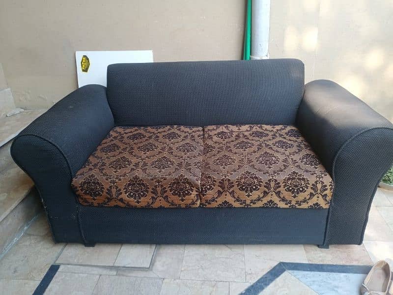 L shape & sofa set 1