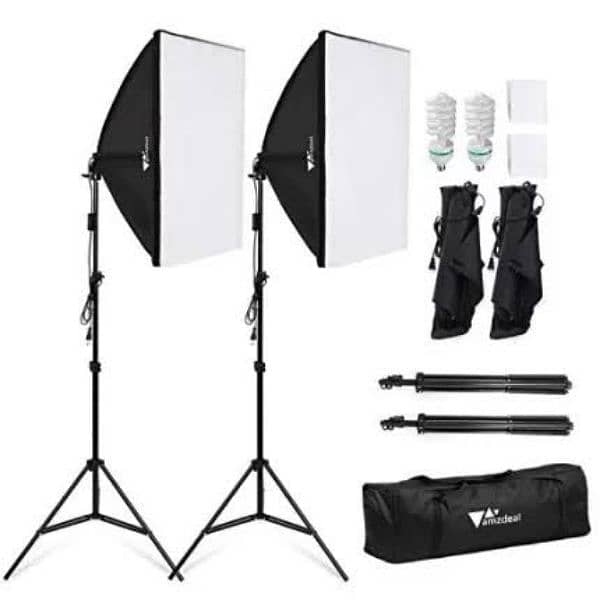 Intey Softbox Kit For Continuous Photography Lighting Set 0