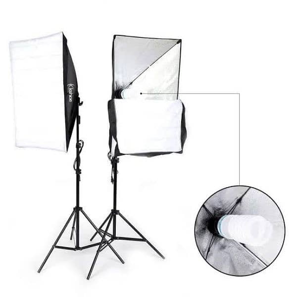 Intey Softbox Kit For Continuous Photography Lighting Set 2