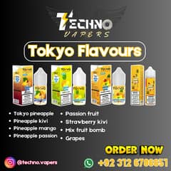 TOKYO FLAVOURS FOR SALE || TECHNO VAPES || PODS || MODS || ALL SERIES