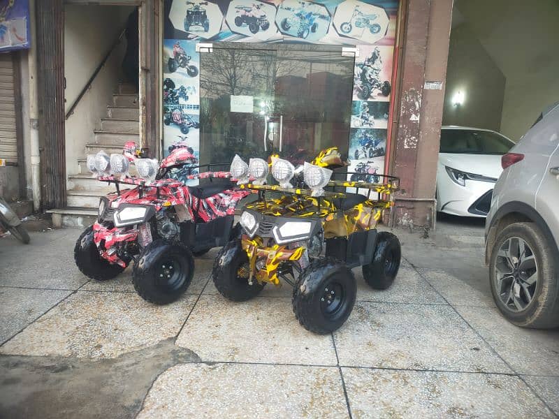 125cc Luxury Sports Bumper Model Atv Quad Bikes Delivery In All Pak 3