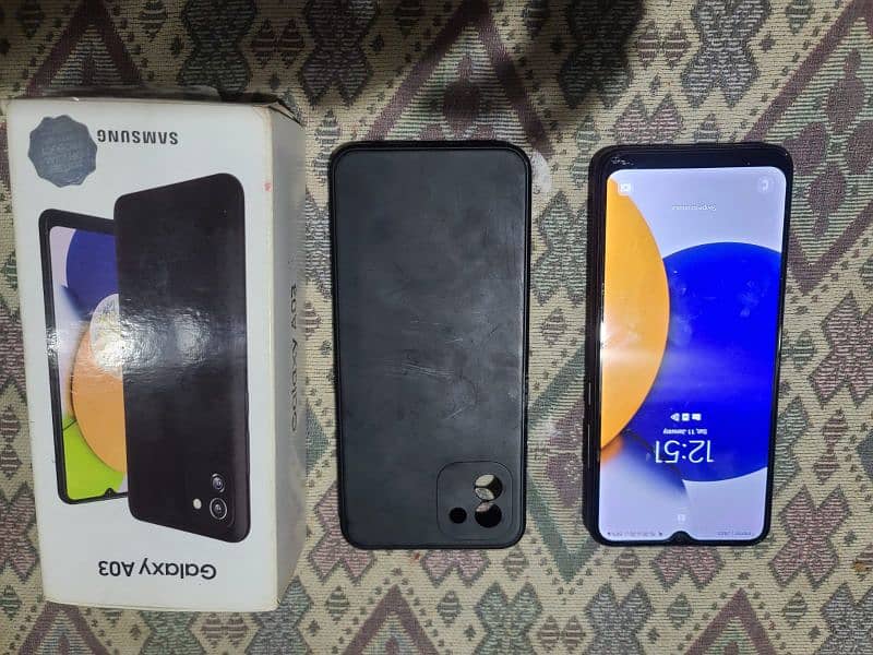 Samsung A03 with box 2