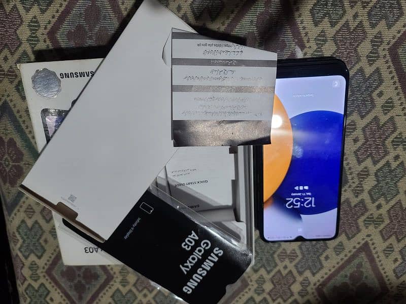 Samsung A03 with box 3