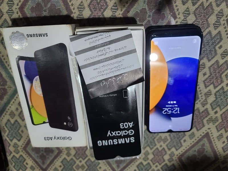 Samsung A03 with box 4