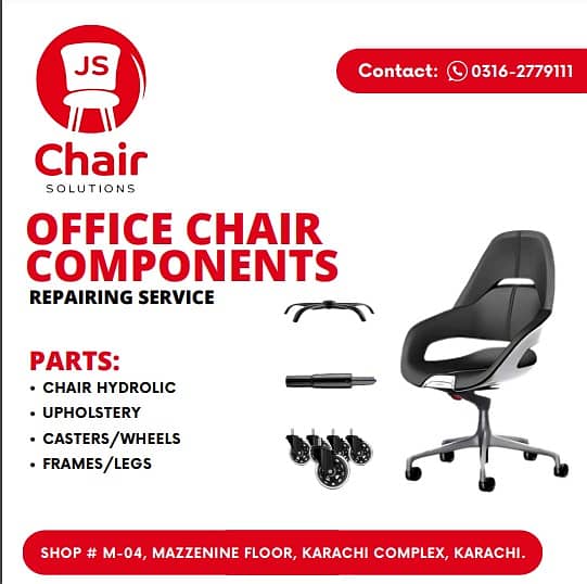 Office chairs for sale - Chair parts for sale and Door Step Repairing 0