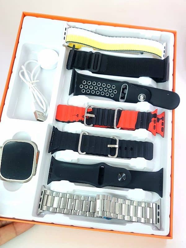 ULTRA  7 IN 1 SMART WATCH  COMPLETE STRAP RANGE 1