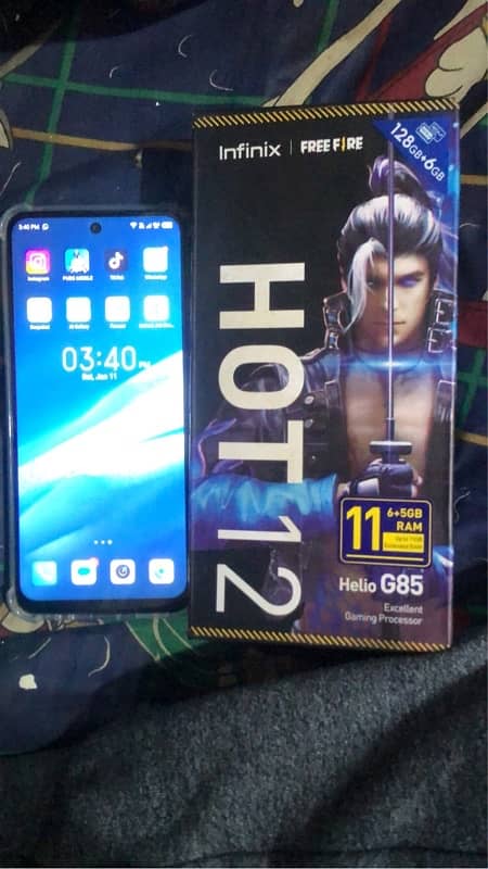 Infinix Hot 12 for sale/exchange possible 2