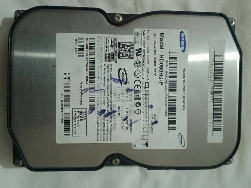 80gb Hard-drive for PC 0