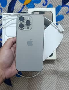 iphone 15 pro max 256gb JV (Natural Titanium)