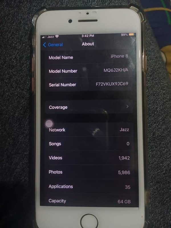 iPhone 8 PTA approved for sale/exchange with only X/Xs 2