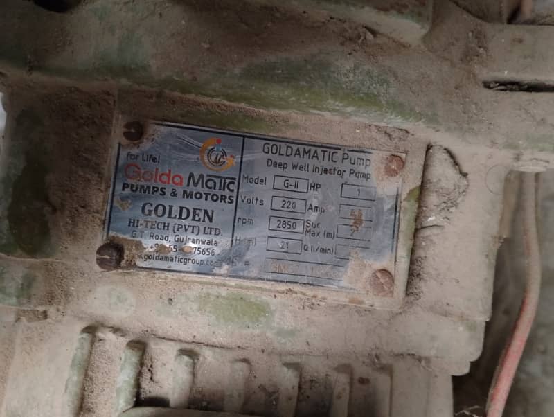 Golden pump goldamatic g ii water pump 0