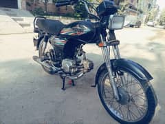 unique 2017 black colour 70cc bike for sale