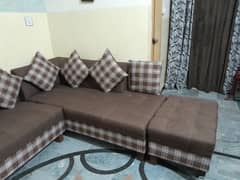 L shape sofa set king size urgent sale