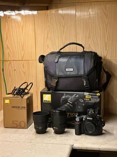 New Nikon D7100 camera with all accessories