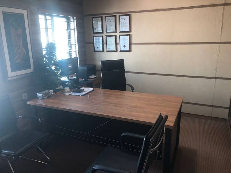 700 Square Feet Brand New Full Furnished Corporation Office For Rent At Main Boulevard Gulberg 3 Lahore 0