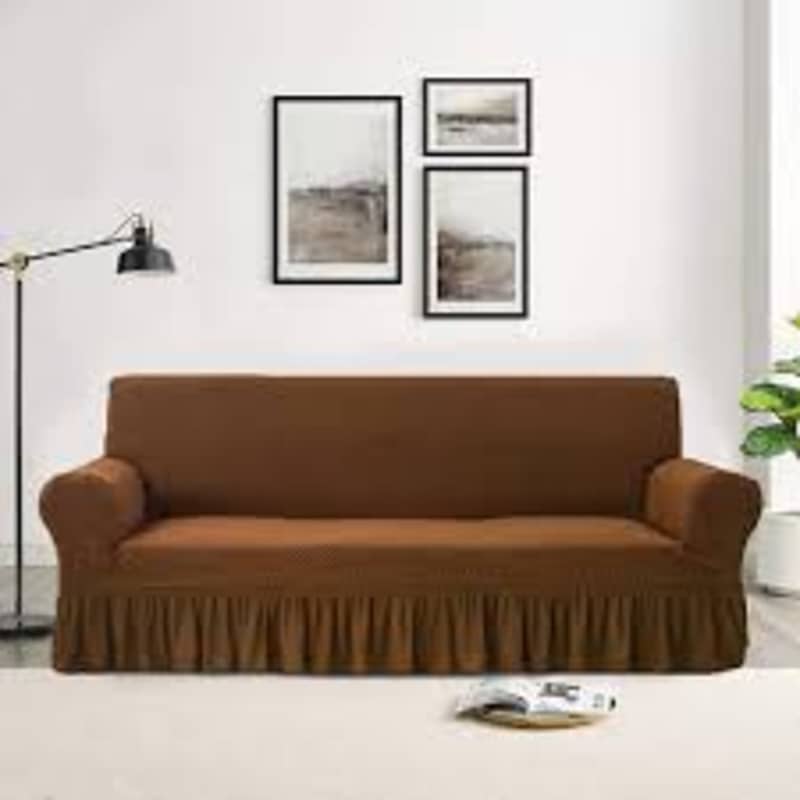 Turkish Style Sofa Covers -5 Seater | Premium Quality Frilled Covers 2