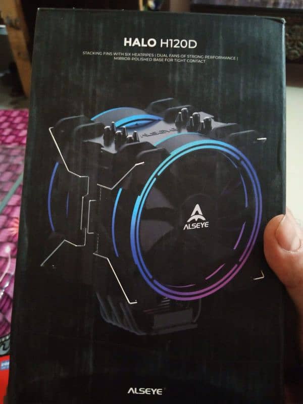 Alseye Halo H120D Dual Fan CPU Cooler 5