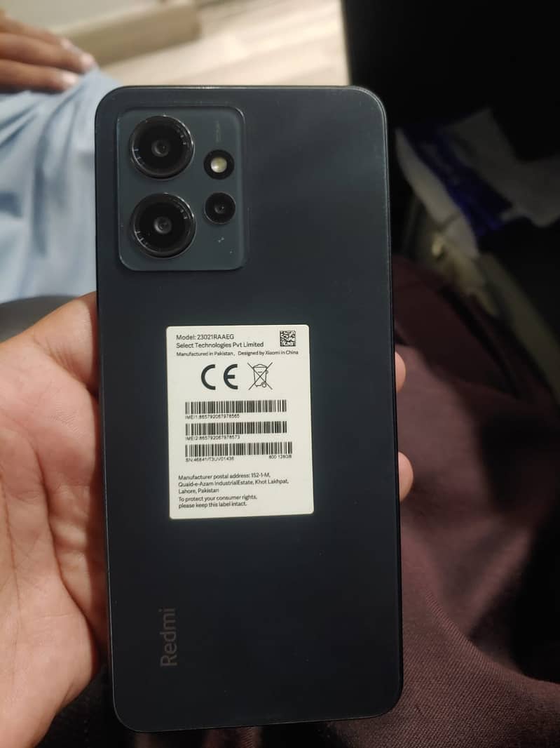 Redmi note 12 no open no repair 8+128 condition 10/10 urgent sale 2