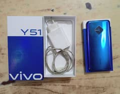 Vivo Y51,, 4/128 PTA with box and Charger