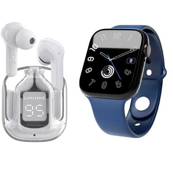 D300 Series 9 smart watch with Air Pods 1