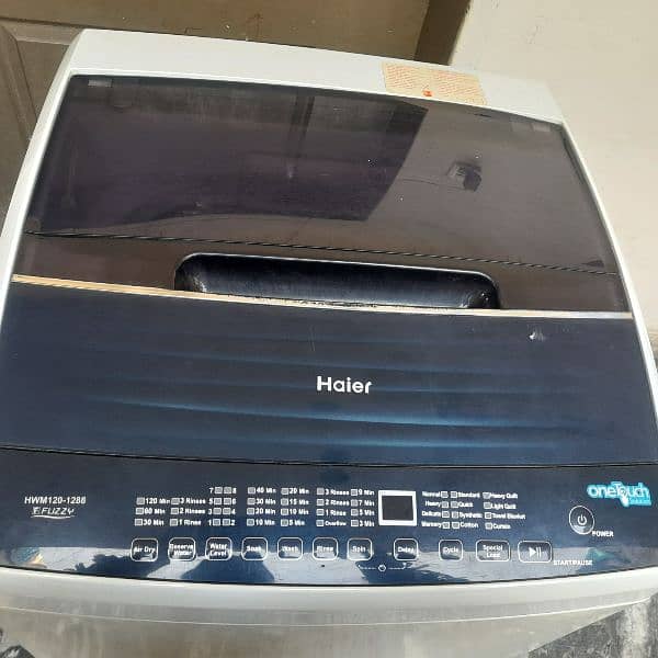 12kg automatic haier  machine 1