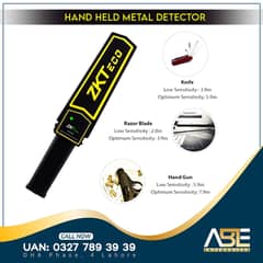 Hand Held Metal Detector super Scanner Security All Brands Available