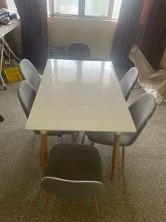 Interwood original Dinning table e 6 chairs