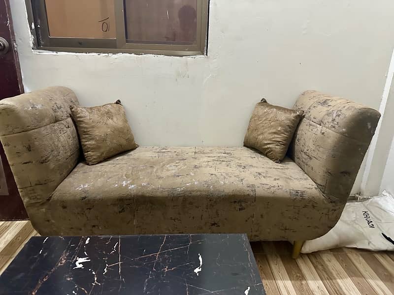 L Shape Sofa, Sethi Sofa and Centre Table Full Sofa Set 10