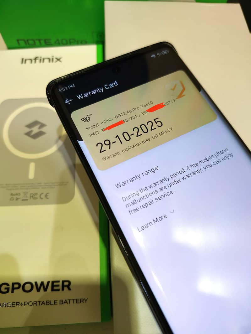 Infinix Note 40 Pro with Magsafe 1