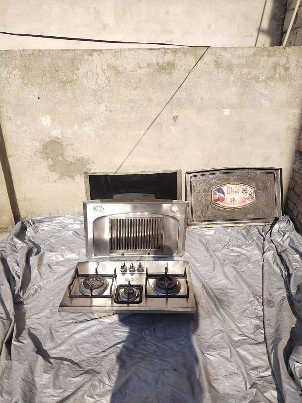 Nasgas Kitchen Hub and Hood in Good Condition 2