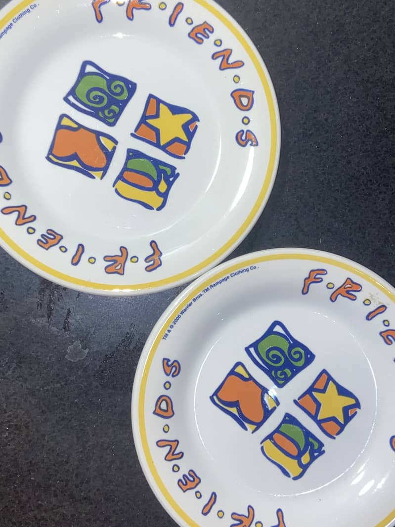 Original "FRIENDS" DUO PLATE SET 3