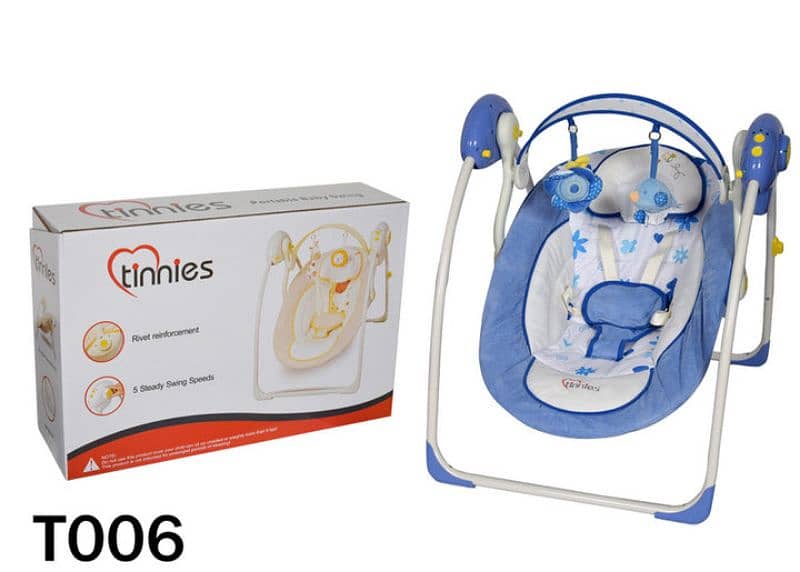 Tinnies Baby Swing (blue] 1