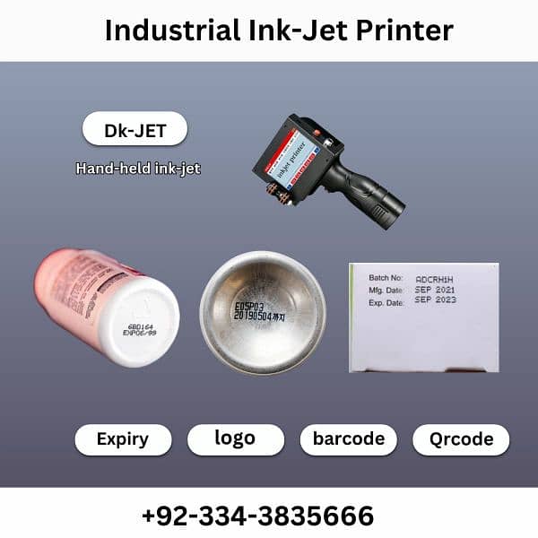 Handheld Expiry Date Printer| Inkjet Printer| Barcode Printer 1