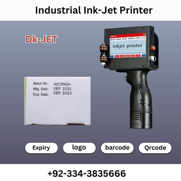 Handheld Expiry Date Printer| Inkjet Printer| Barcode Printer 3