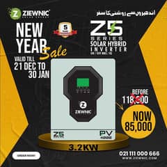 SOLAR HYBRID INVERTER 3.2(KVA) 6G PV4000 Brand ZIEWNIC