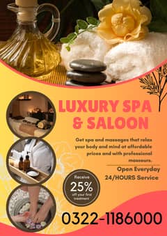 Luxury Spa and Saloon Service in Lahore