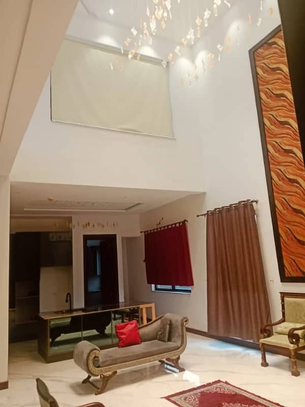 DHA PHASE 6 VERY REASONABLE 10 MARLA LAVISH HOME UPPER PORTION AVAILABLE FOR RENT ON TOP LOCATION 8